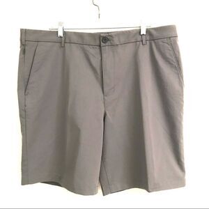 Izod flat front light gray shorts 40